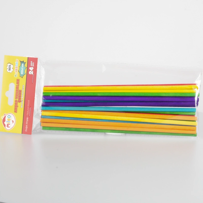 Geppettoys Ahşap Çubuk Yuvarlak