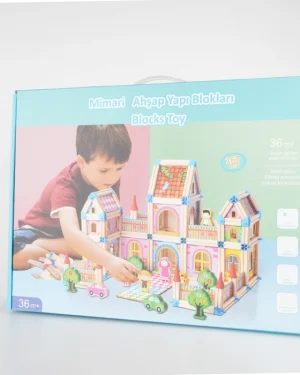 Geppettoys Ahşap 268 Parça Mimari Yapı Blokları