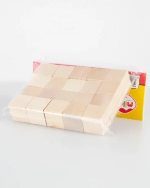 Geppettoys Ahşap Küp – Naturel Yapı ve El Sanatları