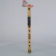 Etnik Desenli Doğal Ahşap Flüt
