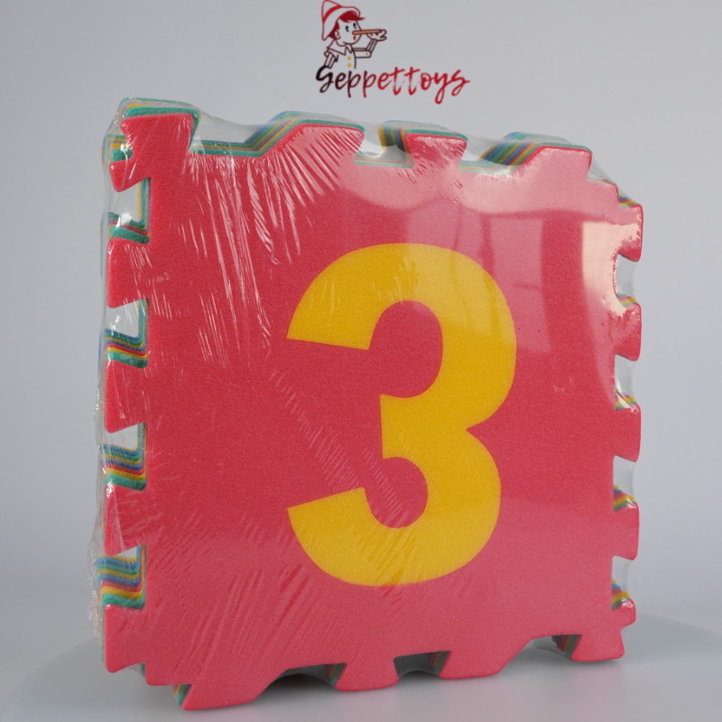 Eğitici Rakamlı Eva Puzzle Yer Matı